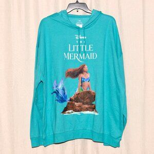 NWT Plus Size 4X Disney The Little Mermaid Movie Hoodie Sweatshirt